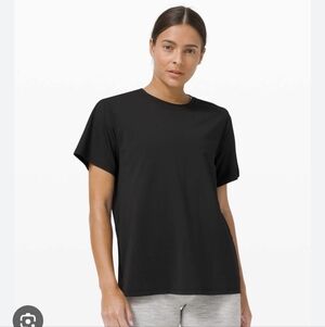 Lululemon All Yours Cotton T-Shirt Black 0